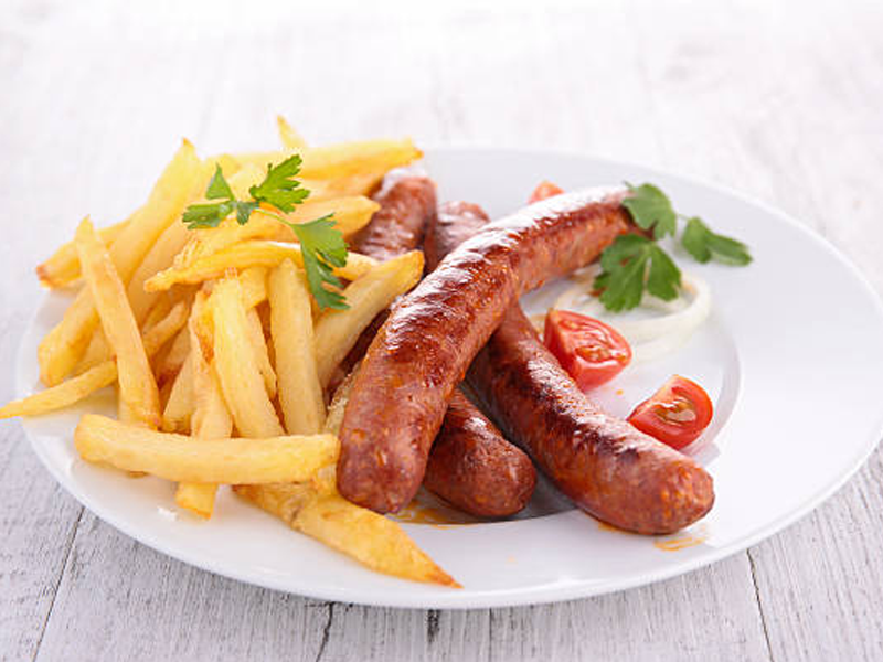 Sausage and Fries