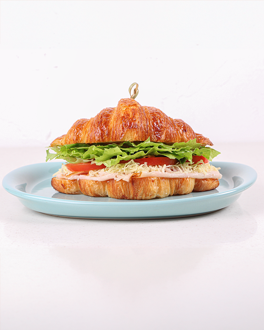 Smoked turkey croissant